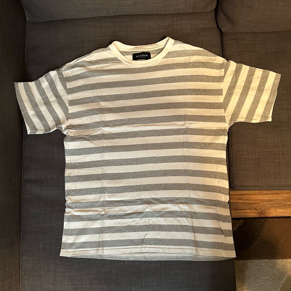 PacSun Boxy Fit Striped T-Shirt